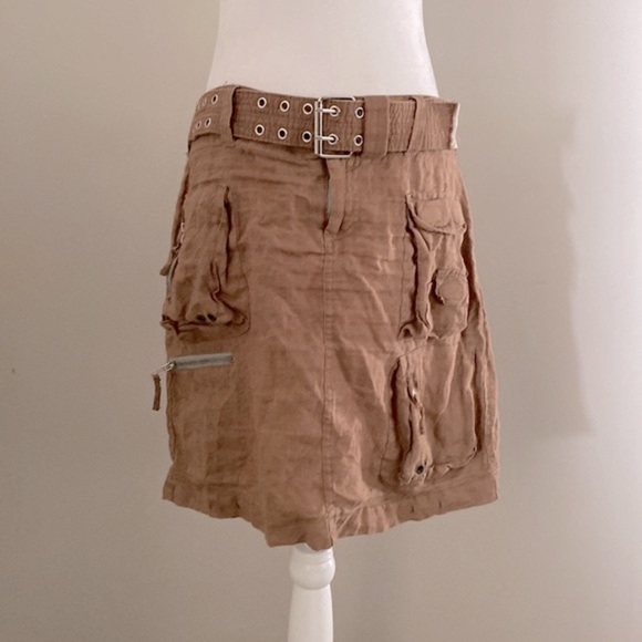 NWOT Pëtë & grëta utility cargo mini skirt - Picture 1 of 13